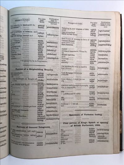BENTLEY'S COMPLETE PHRASE CODE