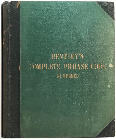 BENTLEY'S COMPLETE PHRASE CODE NUMBERED