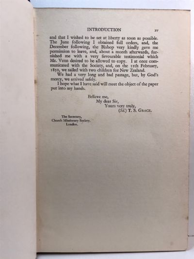 A PIONEER MISSIONARY AMONG THE MAORIS 1850-1879: Being Letters and Journals of Thomas Samuel Grace