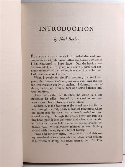 AN ISLAND TO ONESELF: The Story of Six Years on a Desert Island