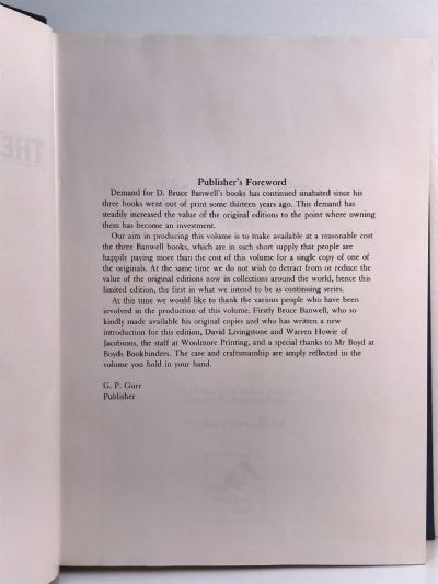 THE BANWELL BOOKS: Wapiti in New Zealand / The Highland Stags of Otago / The Red Stags of the Rakaia