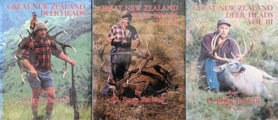 GREAT NEW ZEALAND DEER HEADS: 3x Volume Set