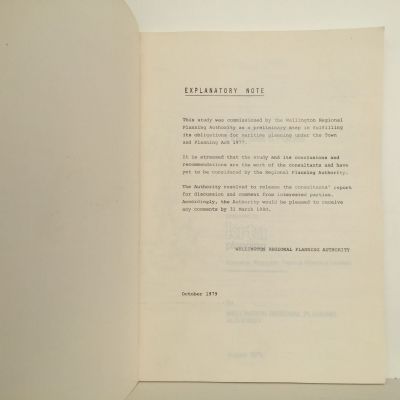 Coastal-Maritime Objectives & Policies - Wellington Region 1979