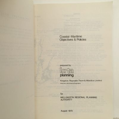 Coastal-Maritime Objectives & Policies - Wellington Region 1979