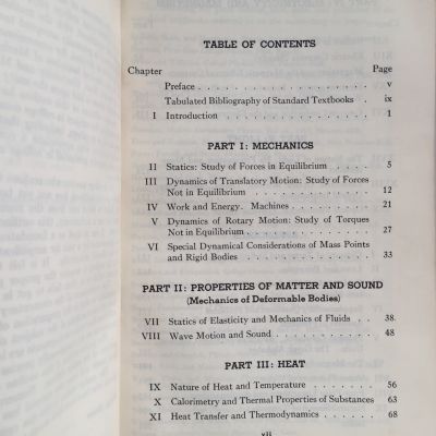 PHYSICS: A Digest of the First Year College Course