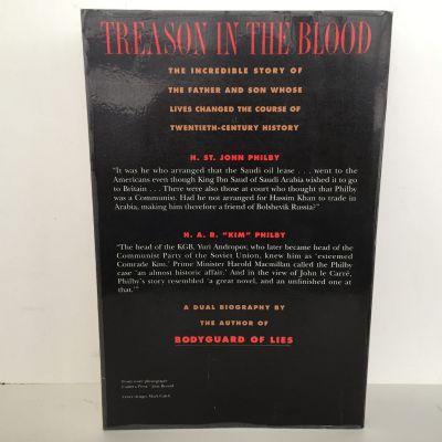 Treason in the Blood : H.St.John Philby, Kim Philby and the spy case of the Century