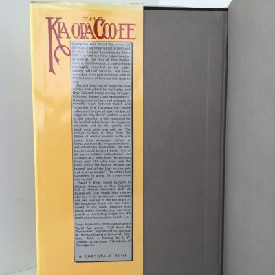 THE KIA ORA COO-EE: The Magazine for the ANZACS in the Middle East 1918