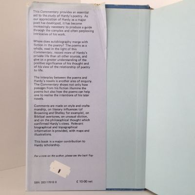 A Commentary on the Poems of Thomas Hardy