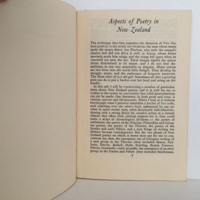 ASPECTS OF POETRY IN NEW ZEALAND