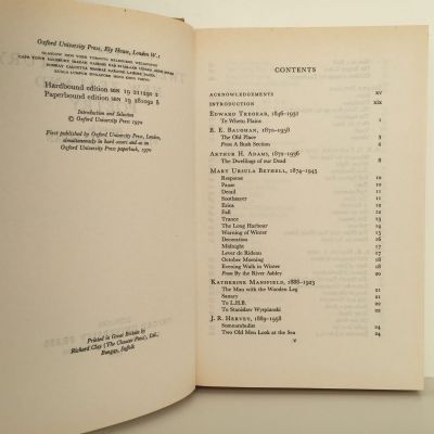 An Anthology of Twentieth Century NEW ZEALAND POETRY