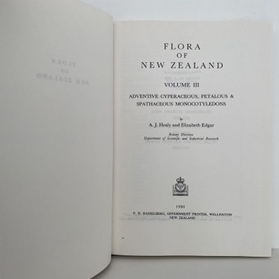 Flora of New Zealand : 3 volumes