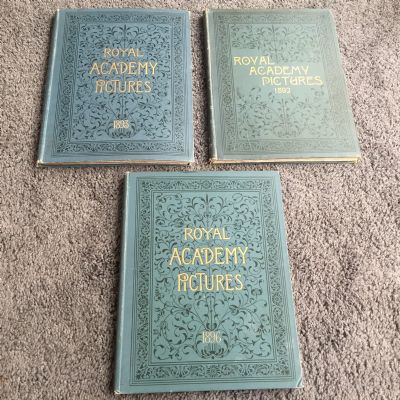 Royal Academy Pictures : 3 volume set 1892 / 1893 /1896