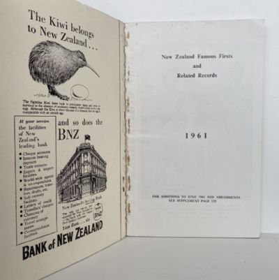 New Zealand Famous Firsts and Related Records