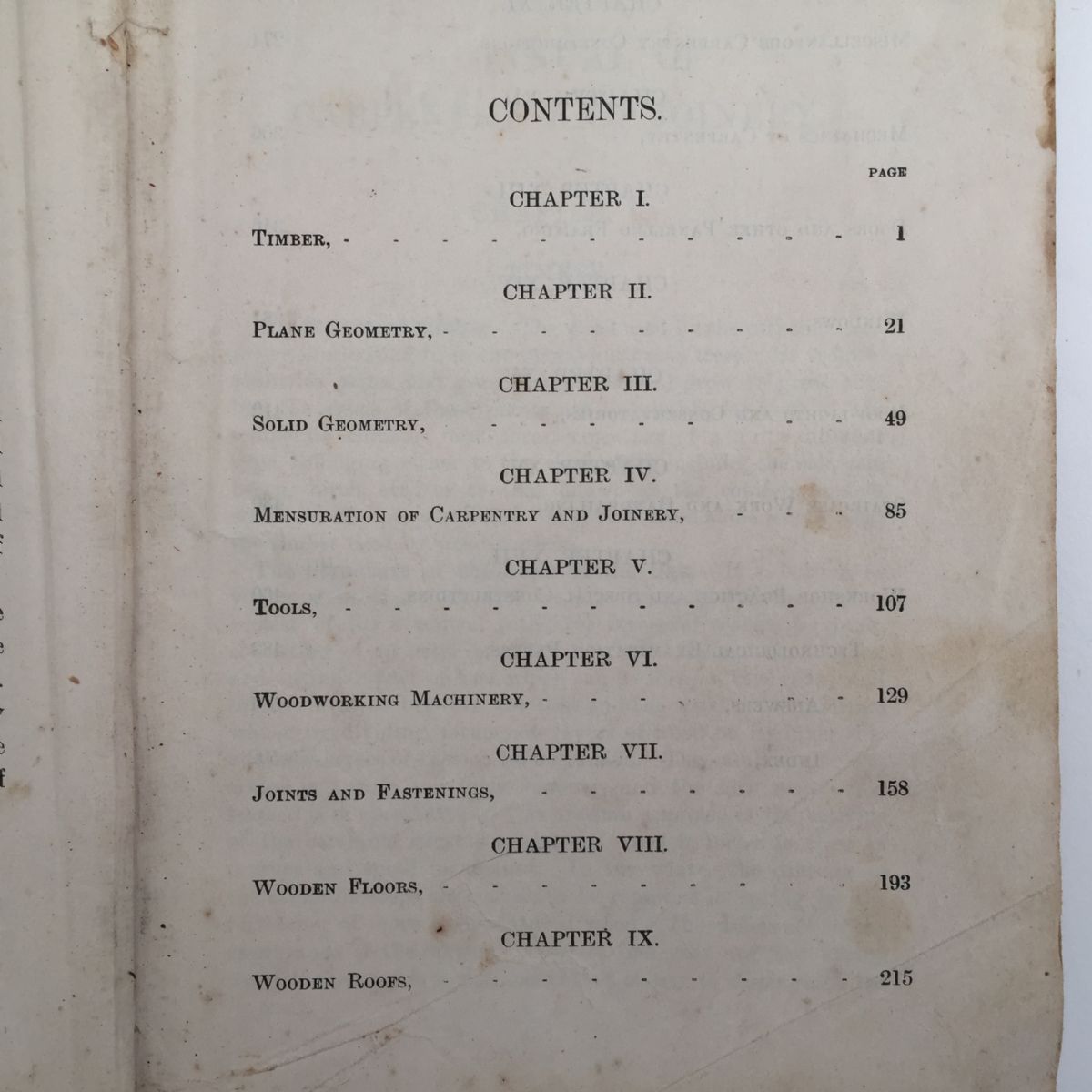 A Manual of Carpentry and Joinery