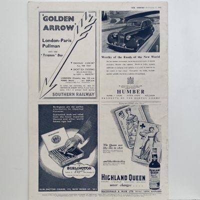 THE SPHERE The Empire's Illustrated Weekly. November 9, 1946. No. 2442