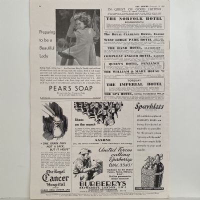 THE SPHERE The Empire's Illustrated Weekly. January 15,1944. No. 2295