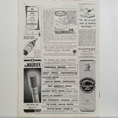 THE SPHERE The Empire's Illustrated Weekly. September 21, 1946. No.2435