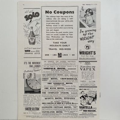 THE SPHERE The Empire's Illustrated Weekly. May 4, 1946. No. 2415