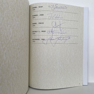 THE IMMORTALS The Book of All Black Test Players  LIMITED EDITION