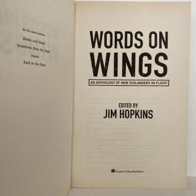 WORDS ON WINGS: An Anthology of New Zealanders in Flight