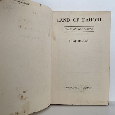 LAND OF DAHORI: Tales of New Guinea