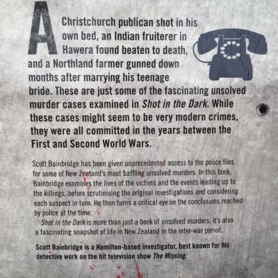 SHOT IN THE DARK : Unsolved New Zealand murders from the 1920s and '30s