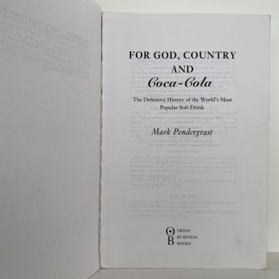 FOR GOD, COUNTRY AND Coca-Cola