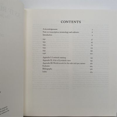 AS IF RUNNING ON AIR: The Journals of Jack Lovelock