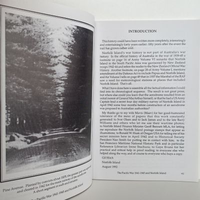 THE PACIFIC WAR 1941 - 1945 and Norfolk Island