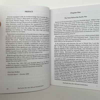 THE PACIFIC WAR 1941 - 1945 and Norfolk Island