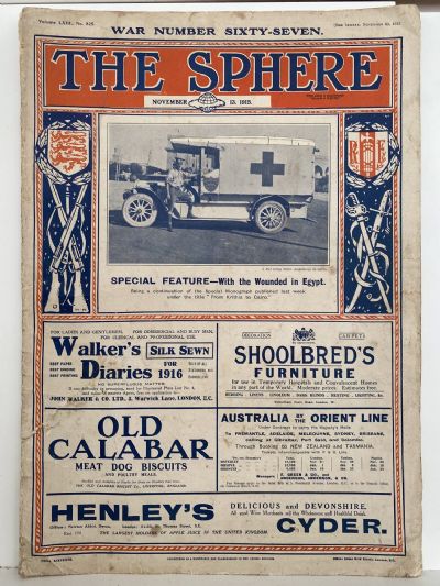 THE SPHERE War Number Sixty-Seven. 13 November 1915. No 825.