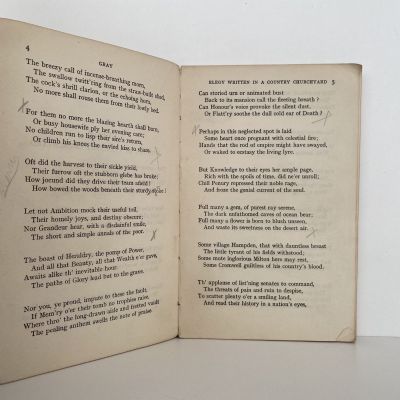 POEMS BY GRAY AND COWPER: Bell's Sixpenny English Texts