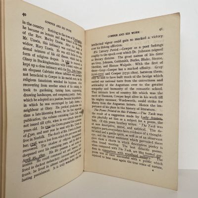 POEMS BY GRAY AND COWPER: Bell's Sixpenny English Texts