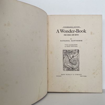 A WONDER-BOOK for Girls and Boys