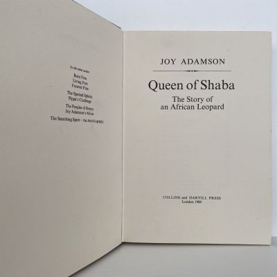 QUEEN OF SHABA: The Story of An African Leopard