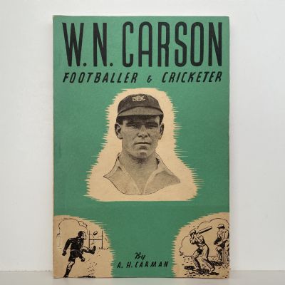 W.N. CARSON: Footballer & Cricketer