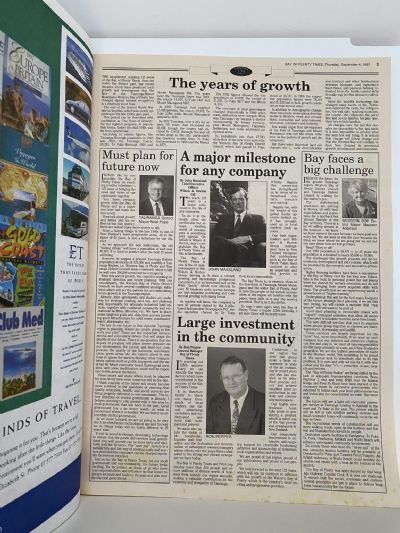 OLD NEWSPAPER: Bay of Plenty Times - Celebrating 125 Years 1887-1997
