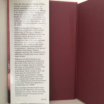 DORIS LESSING: Walking In The Shade - Autobiography 1949 -1962