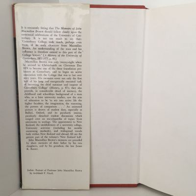 THE MEMOIRS OF John Macmillan Brown