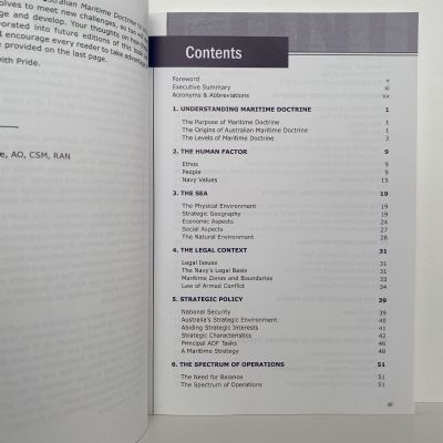 Australian Maritime Doctrine: RAN Doctrine 1