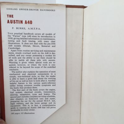 THE AUSTIN A40 Owner-Driver Handbook