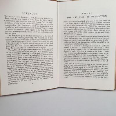 THE AUSTIN A40 Owner-Driver Handbook