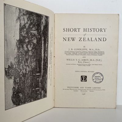A SHORT HISTORY OF NEW ZEALAND