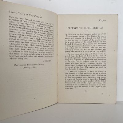 A SHORT HISTORY OF NEW ZEALAND
