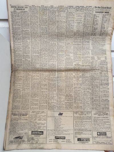 OLD NEWSPAPER: The New Zealand Herald - Vietnam War 19 April 1972