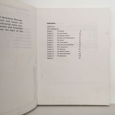 VOLKSWAGON Owners Workshop Manual - Autobook 750: Beetle / Karmann Ghia 1954-67