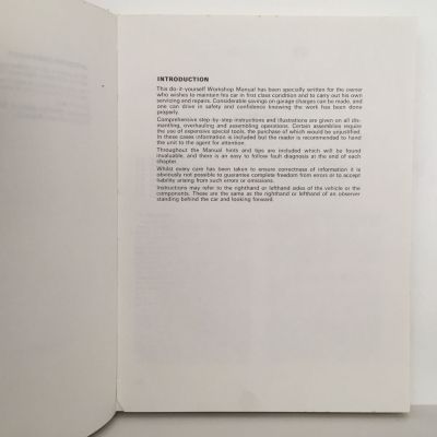 VOLKSWAGON Owners Workshop Manual - Autobook 750: Beetle / Karmann Ghia 1954-67