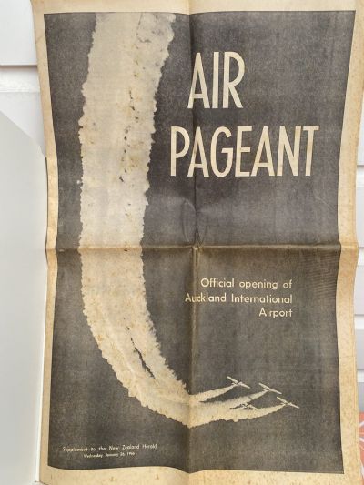 OLD NEWSPAPER: The New Zealand Herald - AIR PAGEANT - Official Opening Auckland Airport 1966