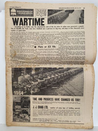 OLD NEWSPAPER: Auckland Star - Special Feature 30 May 1964