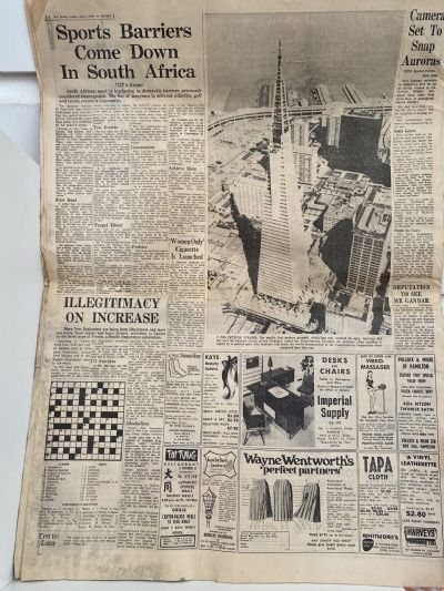 OLD NEWSPAPER: New Zealand Herald - Vietnam War 4 April 1972